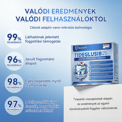 🎊𝐆𝐥𝐢𝐦𝐦𝐞𝐫𝐥𝐲® 🦷 Tideglusib Fog & íny Javító mikrotűs tapasz | Fejlett őssejt-aktiváló fogcsíkok (újjáépíti a fogzománcot és a dentint • erősíti az ínyt • megszünteti a fogkövet és a szagokat • megállítja a fogérzékenységet) 3.0 🌻 (Copy)