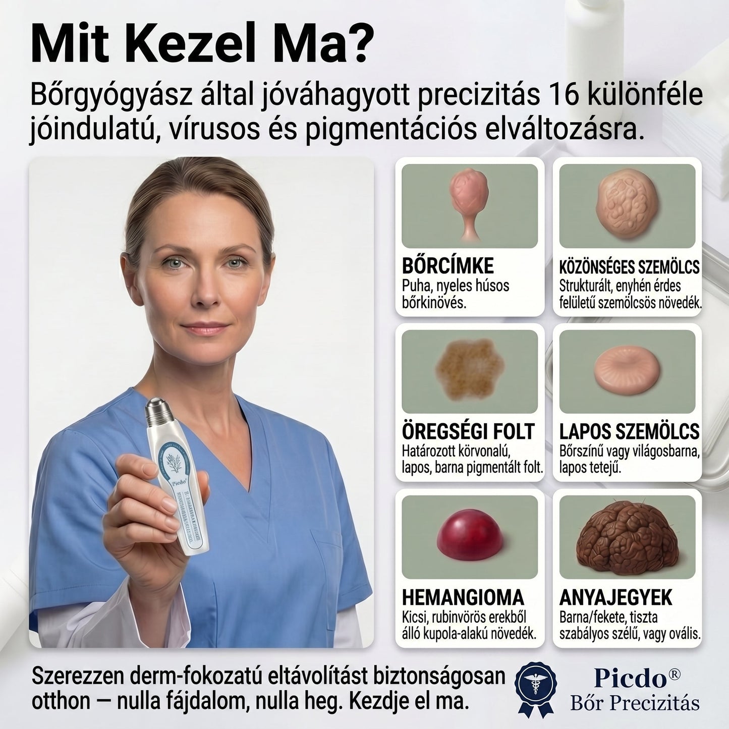 🌼𝐇𝐢𝐯𝐚𝐭𝐚𝐥𝐨𝐬 𝐦á𝐫𝐤𝐚𝐛𝐨𝐥𝐭  𝐏𝐢𝐜𝐝𝐨®   𝟕 𝐍𝐚𝐩𝐨𝐬 𝐁ő𝐫𝐤𝐢𝐧ö𝐯é𝐬- é𝐬 𝐅𝐨𝐥𝐭𝐫𝐚𝐝í𝐫(Fájdalommentes, nyommentes roll-on)