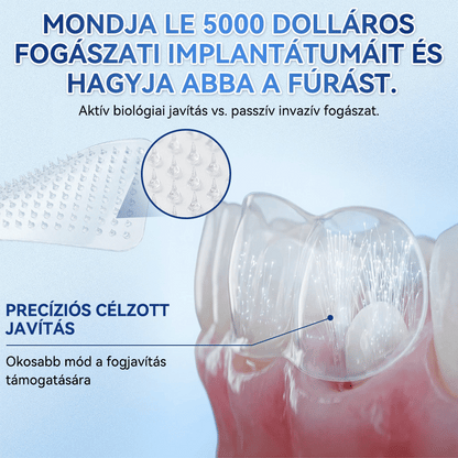 🎊𝐆𝐥𝐢𝐦𝐦𝐞𝐫𝐥𝐲® 🦷 Tideglusib Fog & íny Javító mikrotűs tapasz | Fejlett őssejt-aktiváló fogcsíkok (újjáépíti a fogzománcot és a dentint • erősíti az ínyt • megszünteti a fogkövet és a szagokat • megállítja a fogérzékenységet) 3.0 🌻 (Copy)