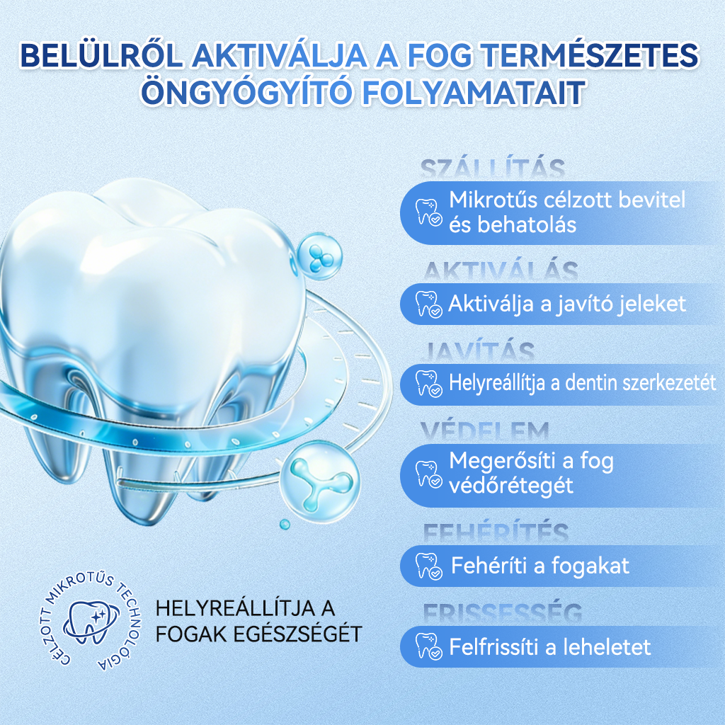 🎊𝐆𝐥𝐢𝐦𝐦𝐞𝐫𝐥𝐲® 🦷 Tideglusib Fog & íny Javító mikrotűs tapasz | Fejlett őssejt-aktiváló fogcsíkok (újjáépíti a fogzománcot és a dentint • erősíti az ínyt • megszünteti a fogkövet és a szagokat • megállítja a fogérzékenységet) 3.0 🌻 (Copy)