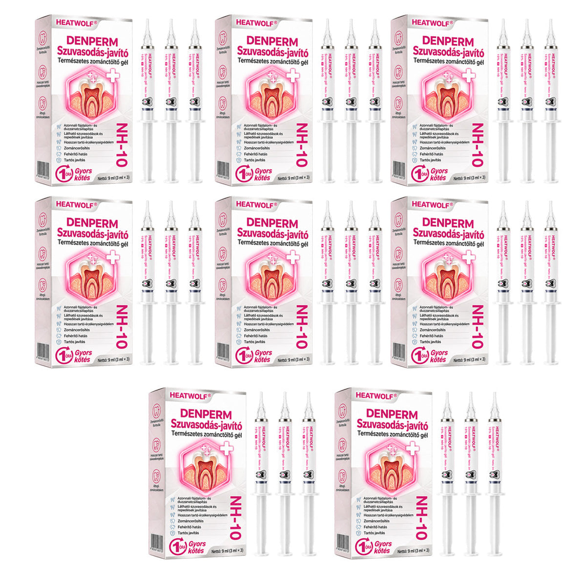 ⭐👨‍⚕️🦷HEATWOLF® DenPerm – Természetes fogzománc-töltő gél a fogszuvasodás helyreállítására🐟1️⃣