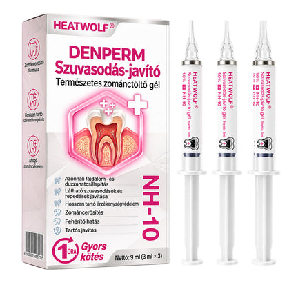 ⭐👨‍⚕️🦷HEATWOLF® DenPerm – Természetes fogzománc-töltő gél a fogszuvasodás helyreállítására🐟1️⃣