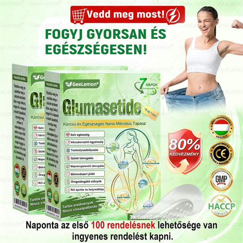 🍧Hivatalos tanúsítás🔥 Több ezer elégedett felhasználó Magyarországon| 🤍𝐆𝐞𝑒𝐿𝑒𝐦𝐨𝐧® Glumasetide 10 az 1-ben Karcsú és Egészséges Nano Mikrotűs Tapasz 🇭🇺