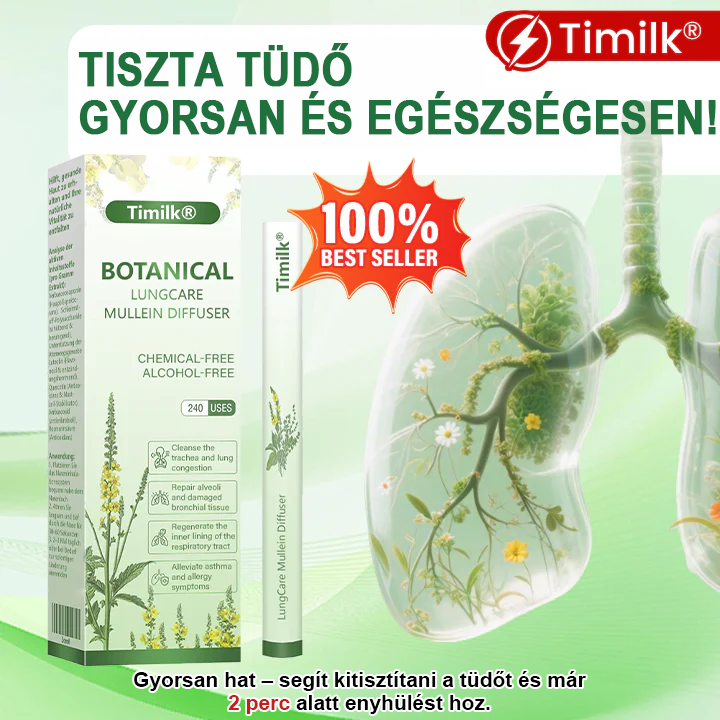 🏆Timilk® Növényi Alapú Tüdőápoló Hólyaghéj Diffúzor
