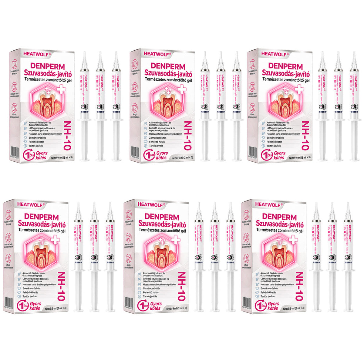 ⭐👨‍⚕️🦷HEATWOLF® DenPerm – Természetes fogzománc-töltő gél a fogszuvasodás helyreállítására🐟1️⃣
