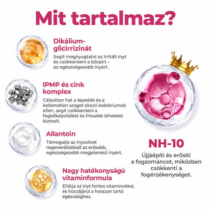⭐👨‍⚕️🦷HEATWOLF® DenPerm – Természetes fogzománc-töltő gél a fogszuvasodás helyreállítására🐟1️⃣