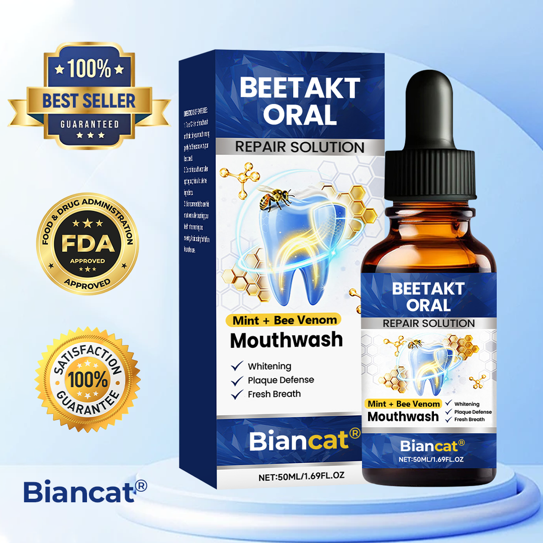 🧲 Biancat® BeeTakt Oral Repair Solution Klinikai ihletésű méhméreg-alapú szájápolási technológia az íny egészségéért és a szájüregi szövetek regenerációjáért