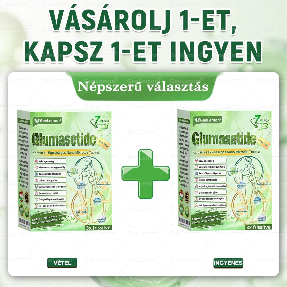 🍧Hivatalos tanúsítás🔥 Több ezer elégedett felhasználó Magyarországon| 🤍𝐆𝐞𝑒𝐿𝑒𝐦𝐨𝐧® Glumasetide 10 az 1-ben Karcsú és Egészséges Nano Mikrotűs Tapasz 🇭🇺