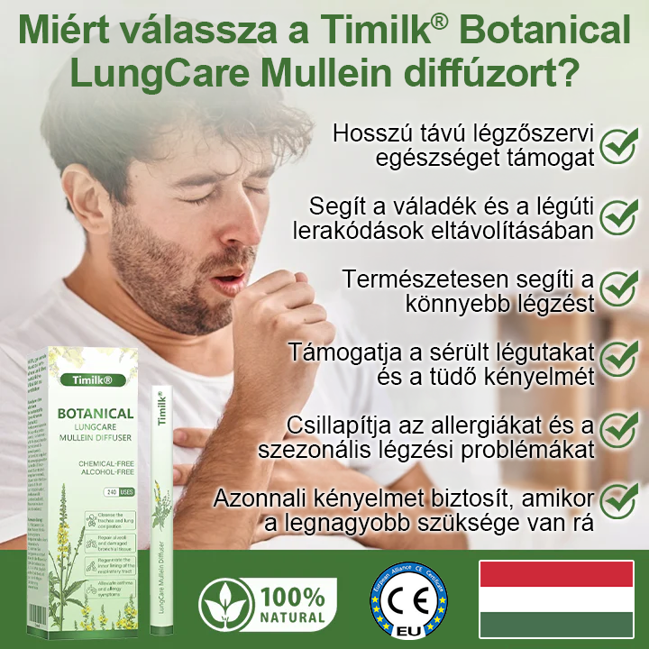 🏆Timilk® Növényi Alapú Tüdőápoló Hólyaghéj Diffúzor