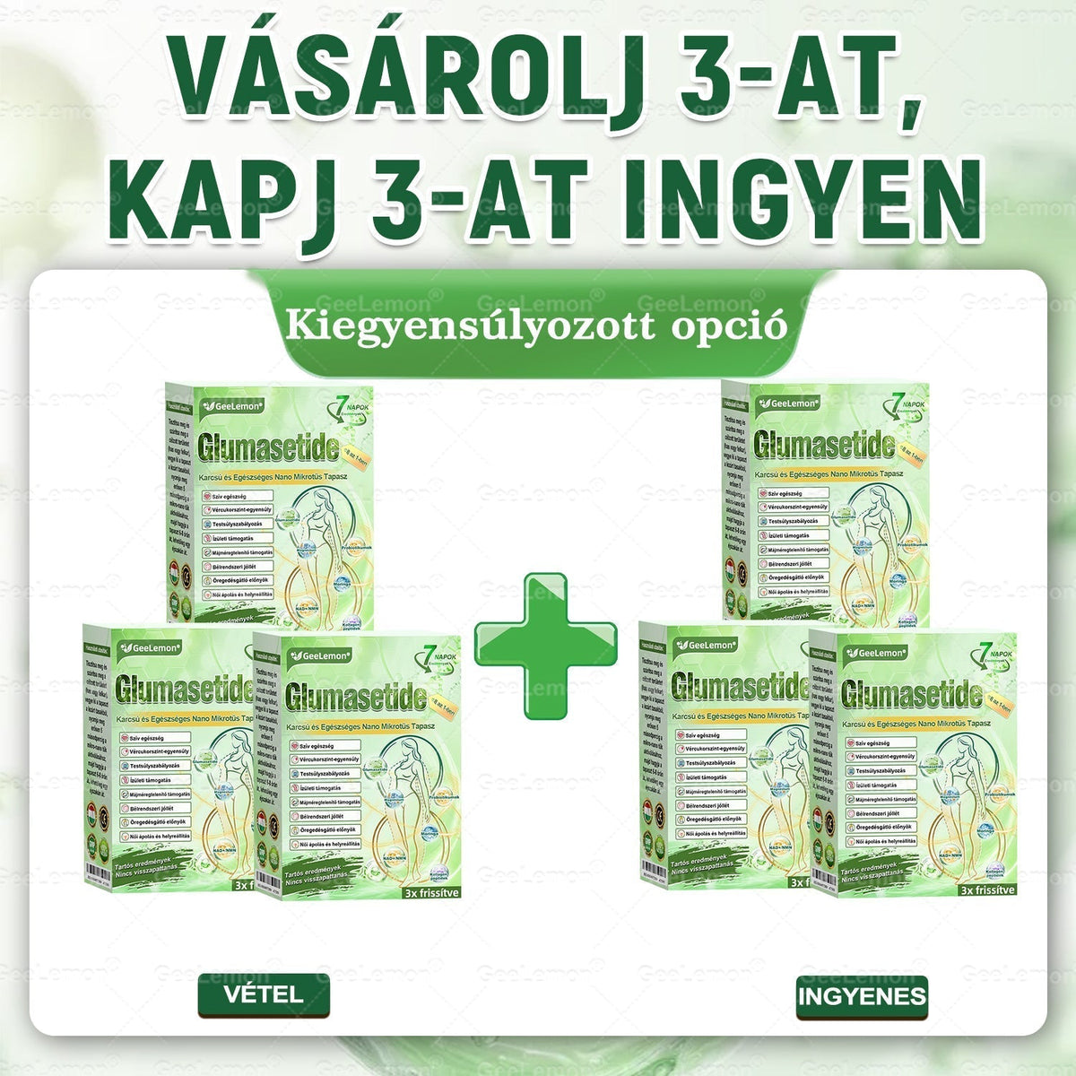 🍧Hivatalos tanúsítás🔥 Több ezer elégedett felhasználó Magyarországon| 🤍𝐆𝐞𝑒𝐿𝑒𝐦𝐨𝐧® Glumasetide 10 az 1-ben Karcsú és Egészséges Nano Mikrotűs Tapasz 🇭🇺